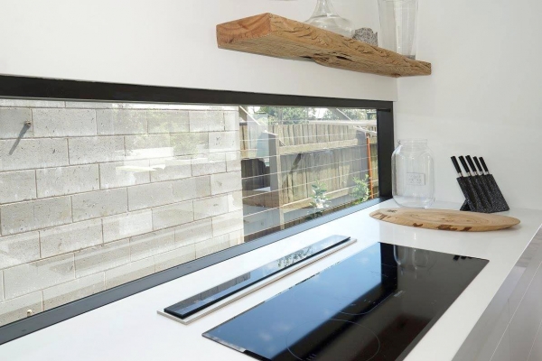 Modern clean lines and the warmth of timber. Custom kitchen designs Brisbane